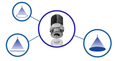 Промышленные форсунки и моечные головки Spraytech
